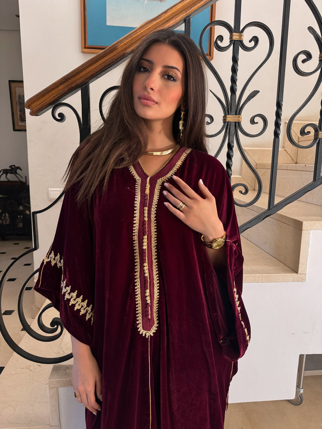 Gandoura velours