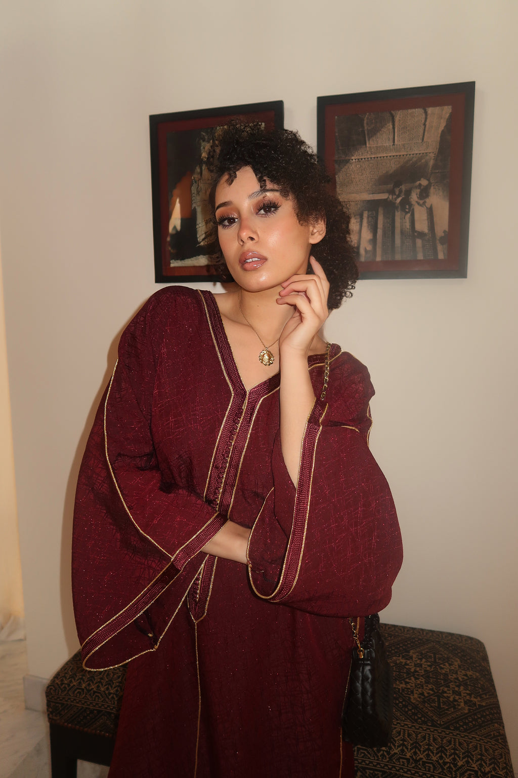 Gandoura Nina Bordeau