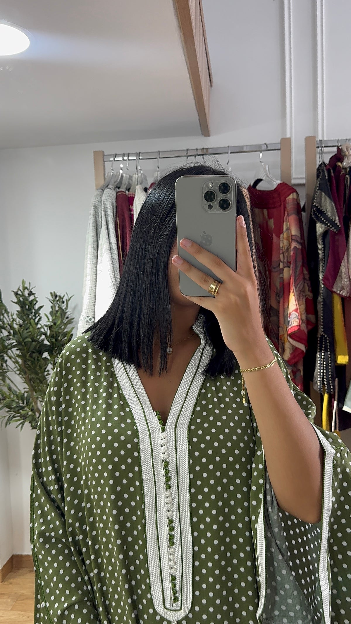 Gandoura Petit Pois Vert