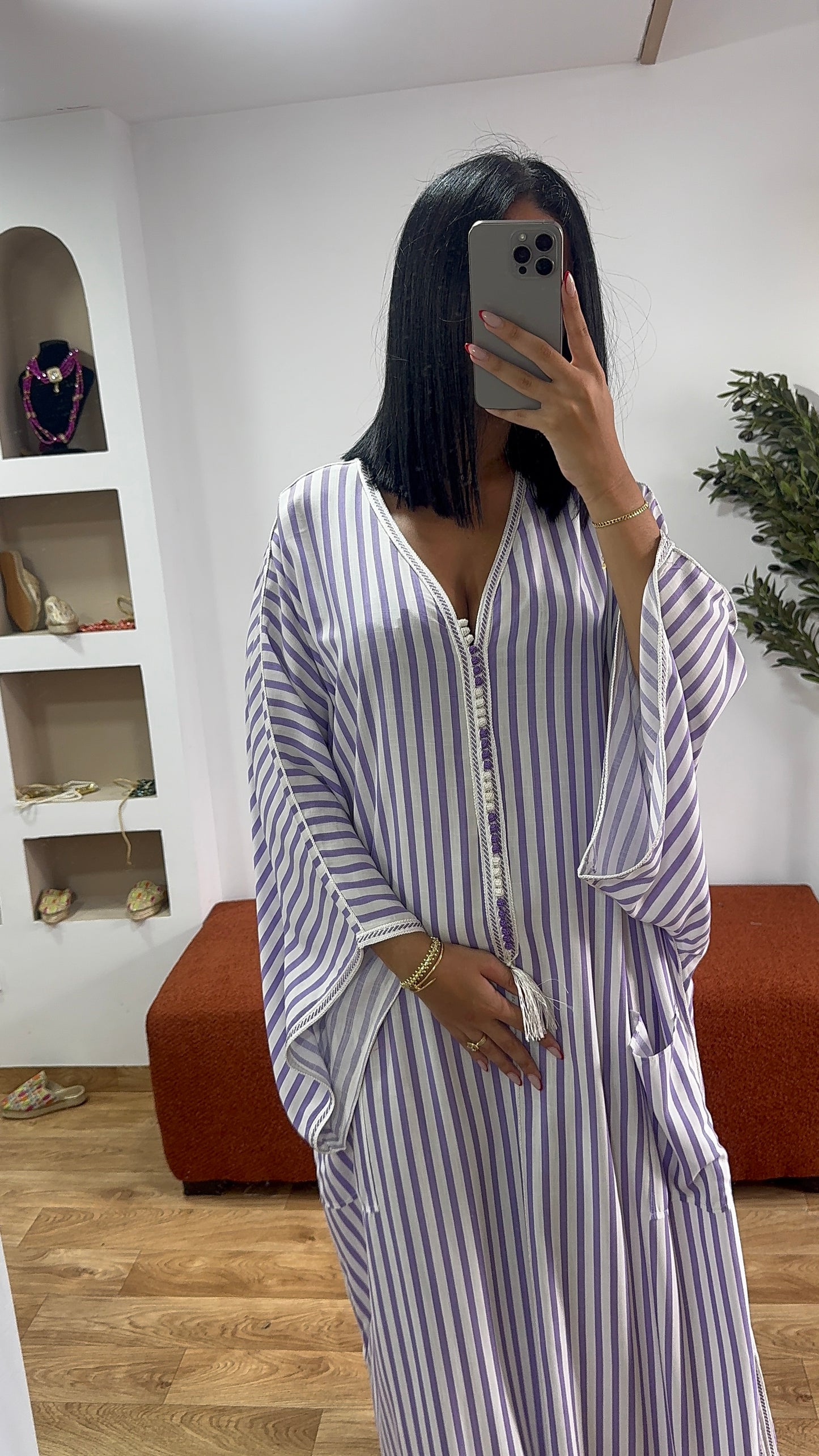 Gandoura Summer souk violet