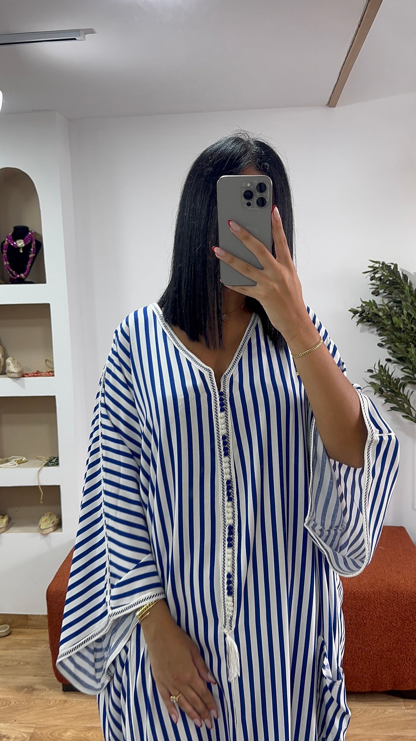 Gandoura Summer souk bleue