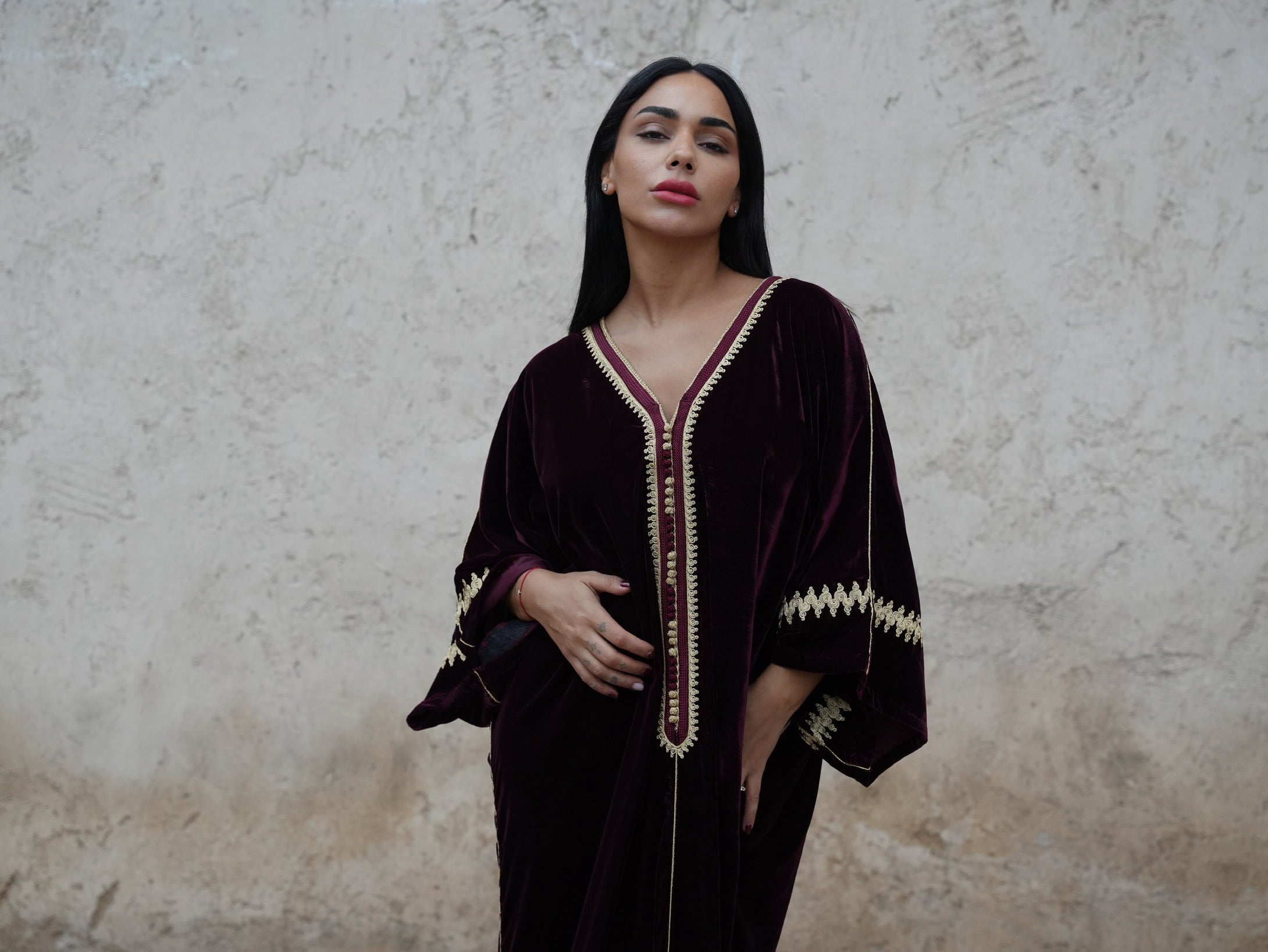 Gandoura velours