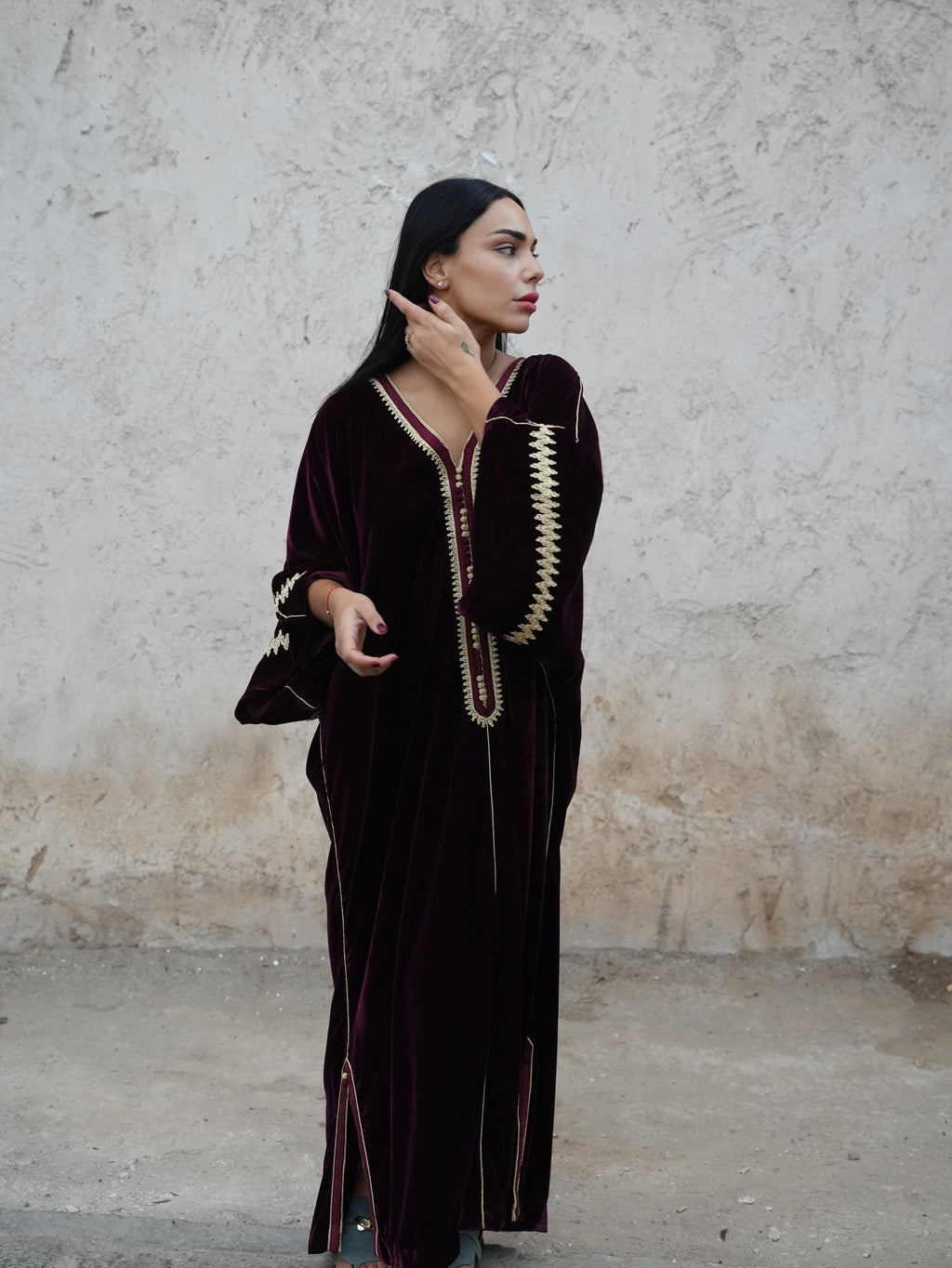 Gandoura velours