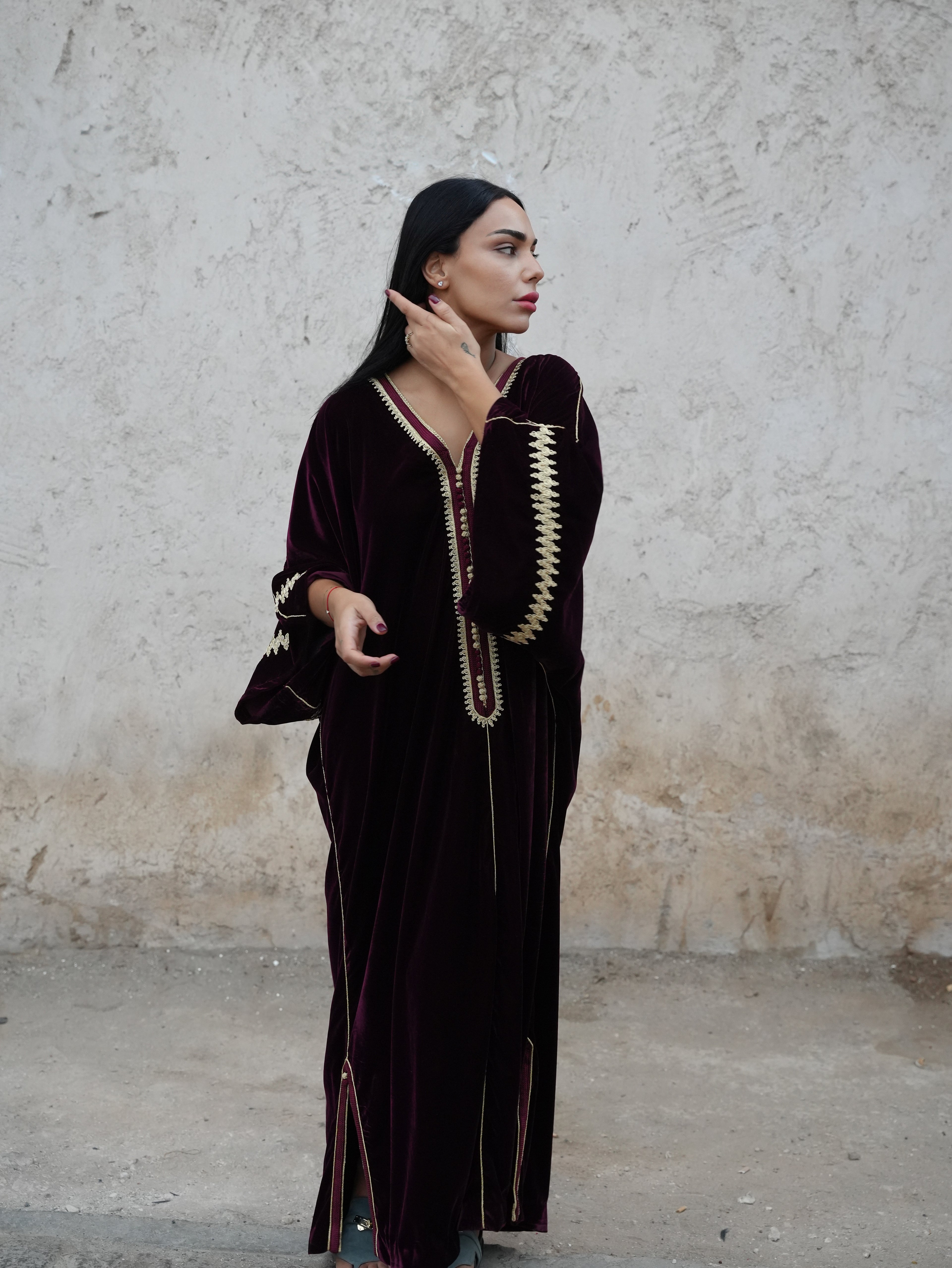Gandoura velours